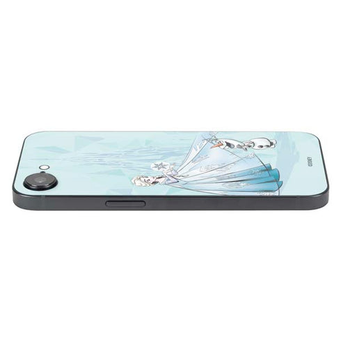Disney Frozen Elsa and Olaf Art iPhone 16e Skin